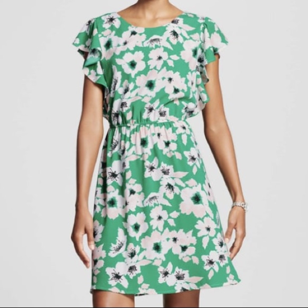 Merona Flounce Sleeve Dress - Size XXL